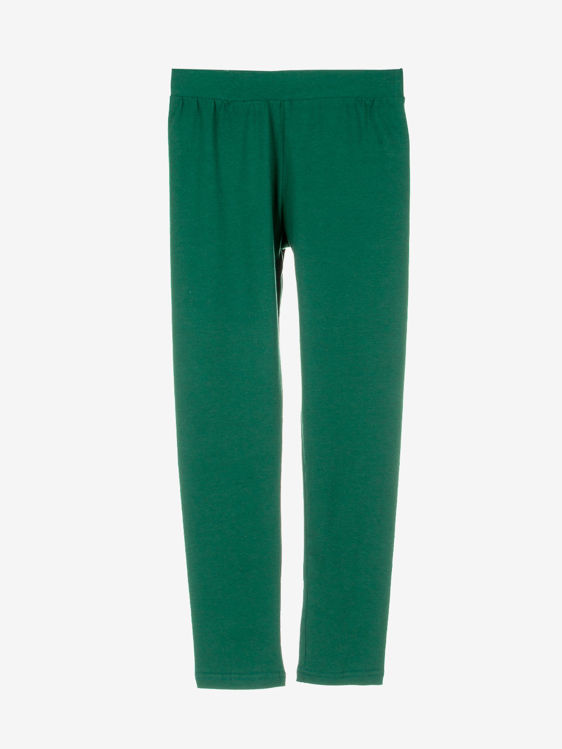 Picture of C0057- LEGGINGS IN HIGH QUALITY COTTON - GREEN/LIGHTER/FUCHS